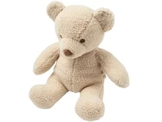 Lil Atelier white pepper bear bamse sherpa